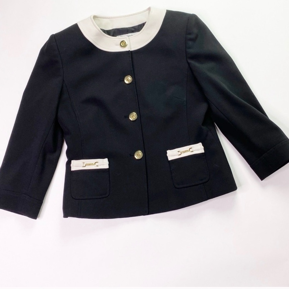 Vintage Tahari Arthur S. Levine Blazer Black Coat